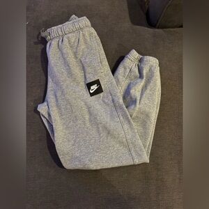 Nike Kids Grey Heather Fleece Joggers
